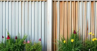 Заборы из профнастила: практичный выбор с характером