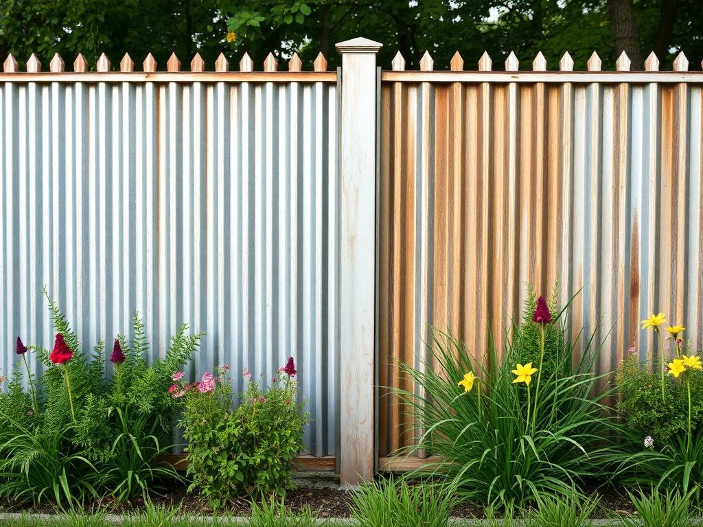 Заборы из профнастила: практичный выбор с характером