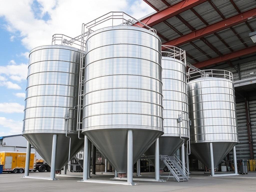 Vertical steel tanksфото